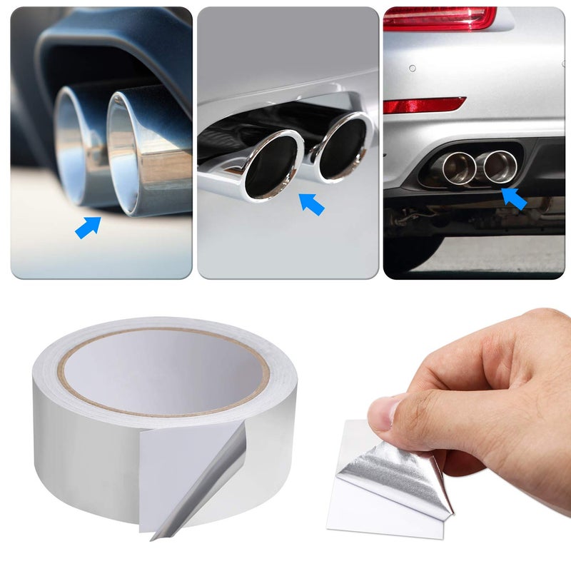 FCHO Car Sound Deadening Roller Metal Installation Tool 3 Pcs Seam Roller with 66 Feet Aluminum Foil Tape Finishing Sealing Tape, for Car Sound Deadening Installation - Image 5
